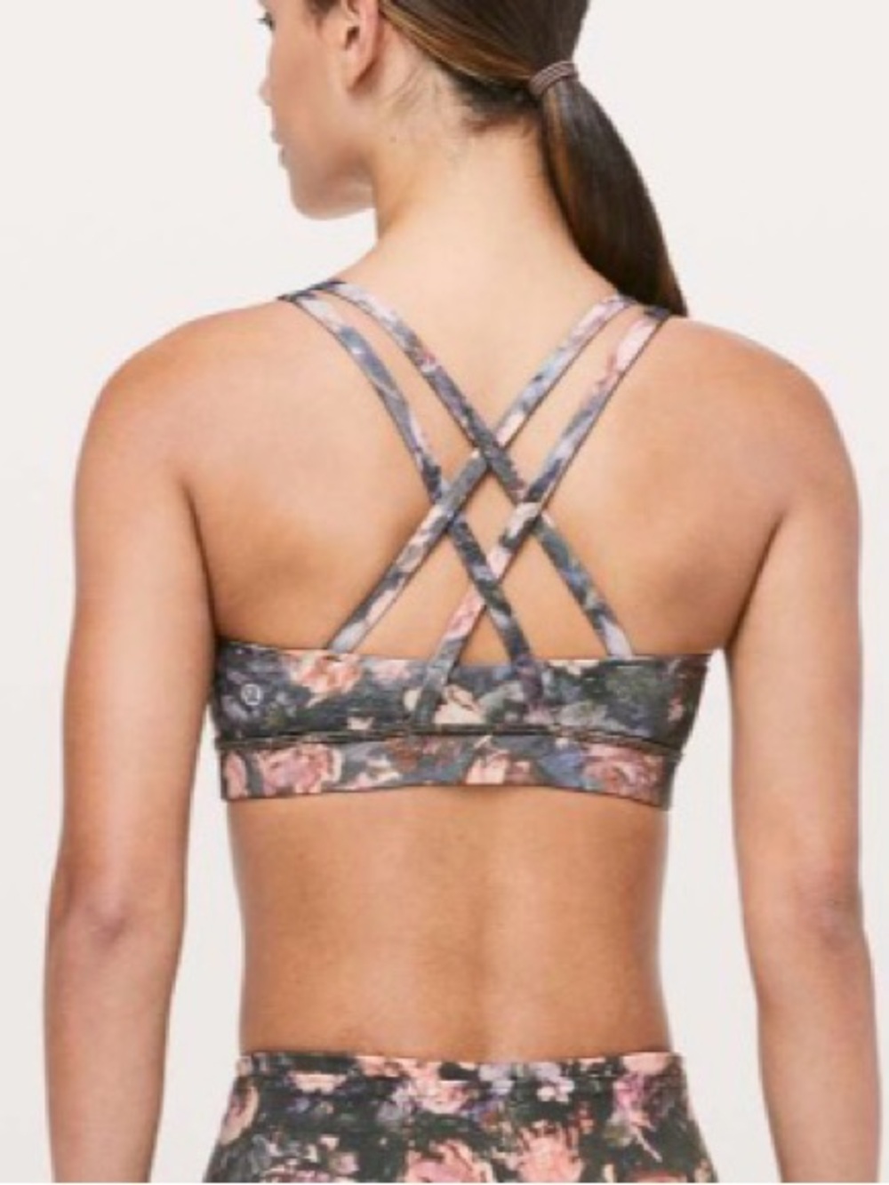 Lululemon Energy Sports Bra Frosted Rose Size 4